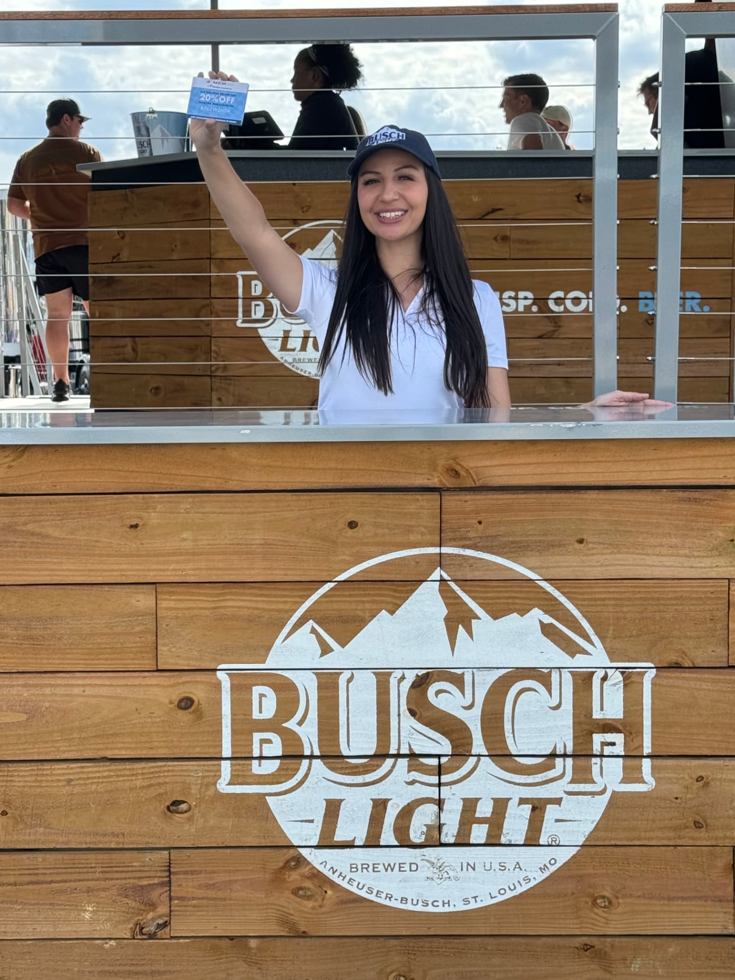 We Staff It team at the Busch Light & NASCAR event