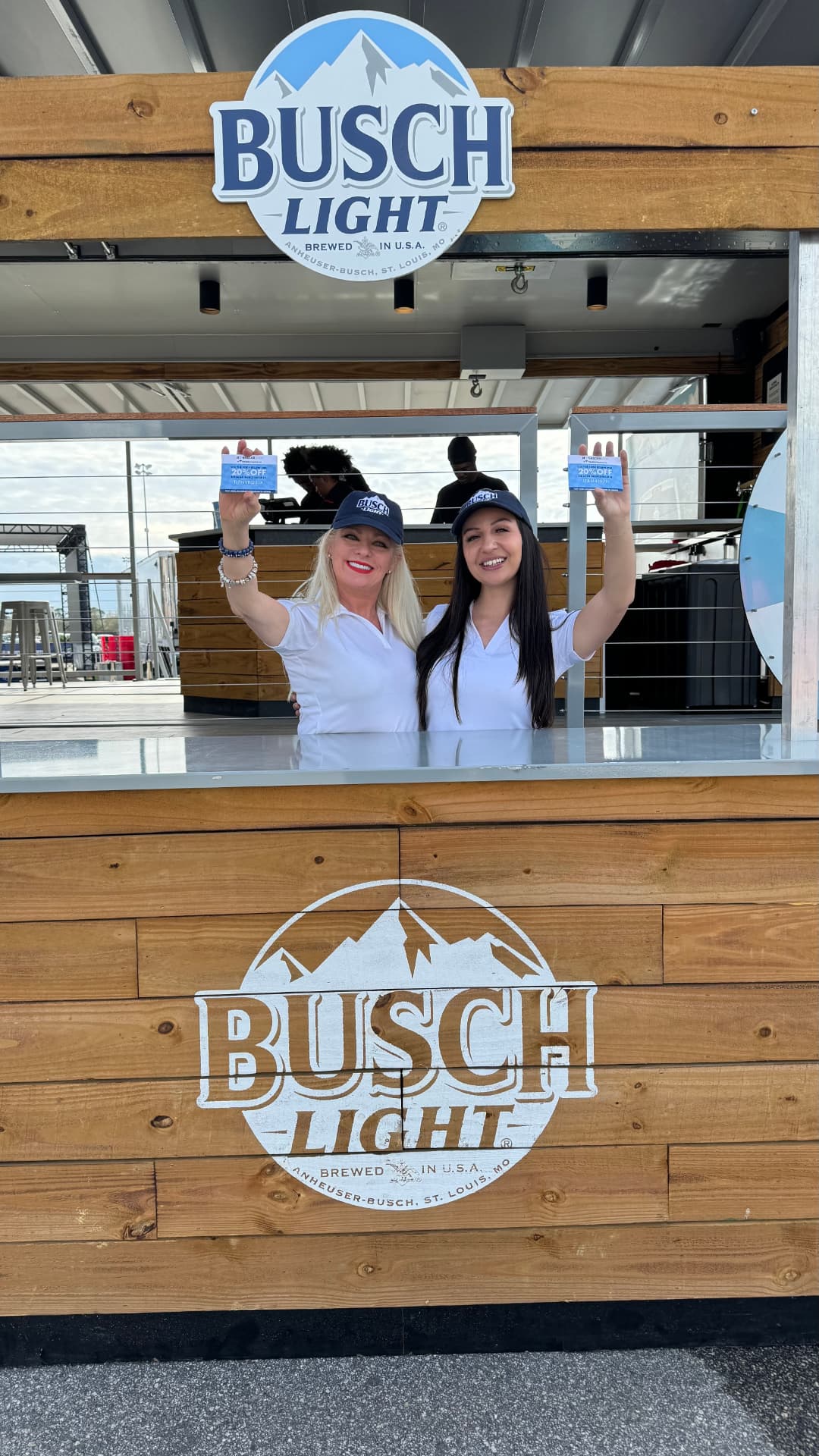 We Staff It team at the Busch Light & NASCAR event