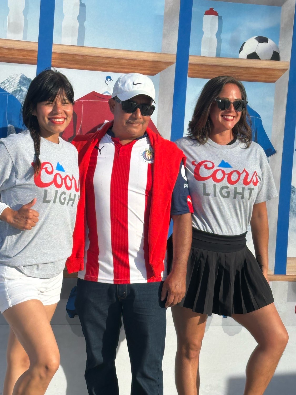 We Staff It team at the Coors Light & Leagues Cup event