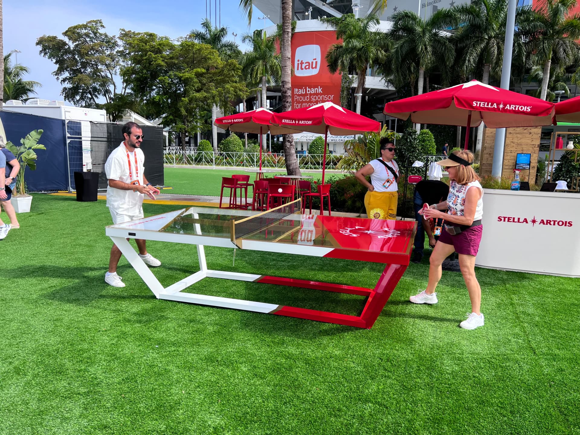 We Staff It team at the Stella Artois at Miami Open event
