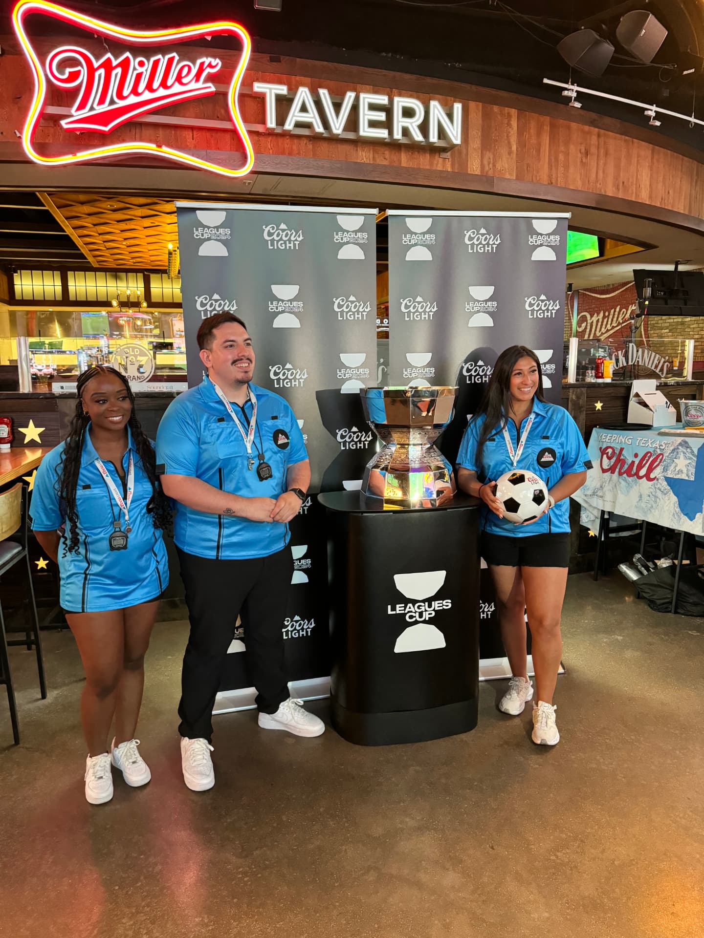 We Staff It team at the Coors Light & Leagues Cup event