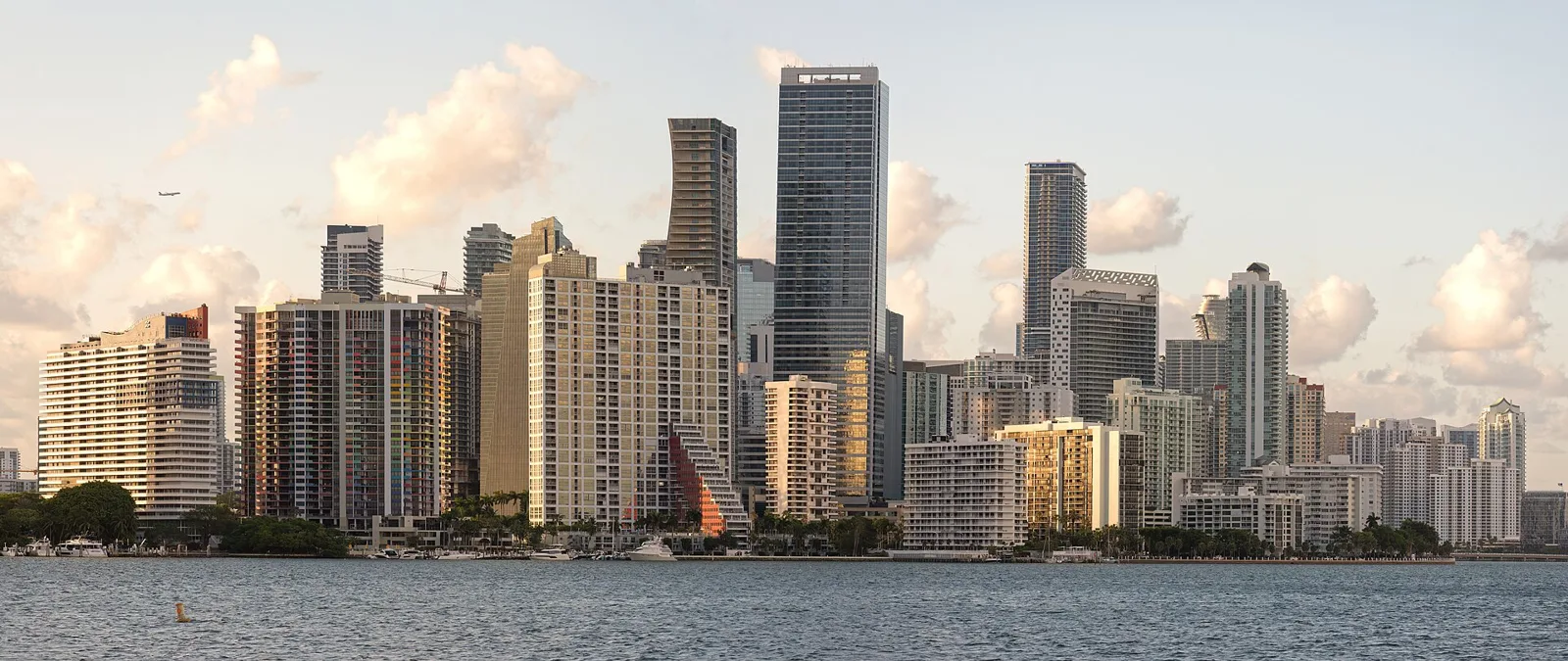 Miami skyline and recognizable city landmarks