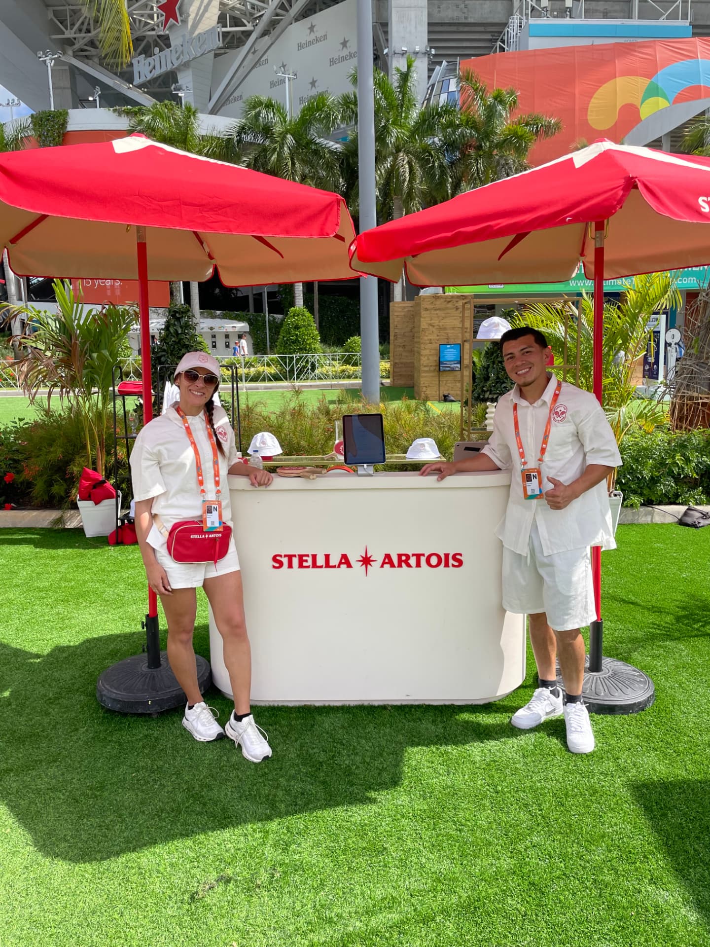We Staff It team at the Stella Artois at Miami Open event