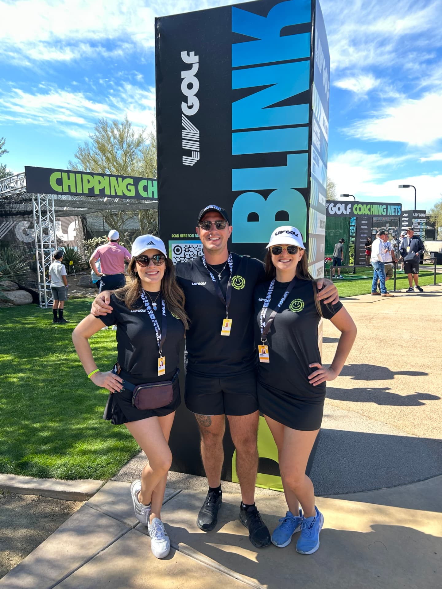 We Staff It team at the LIV Golf event