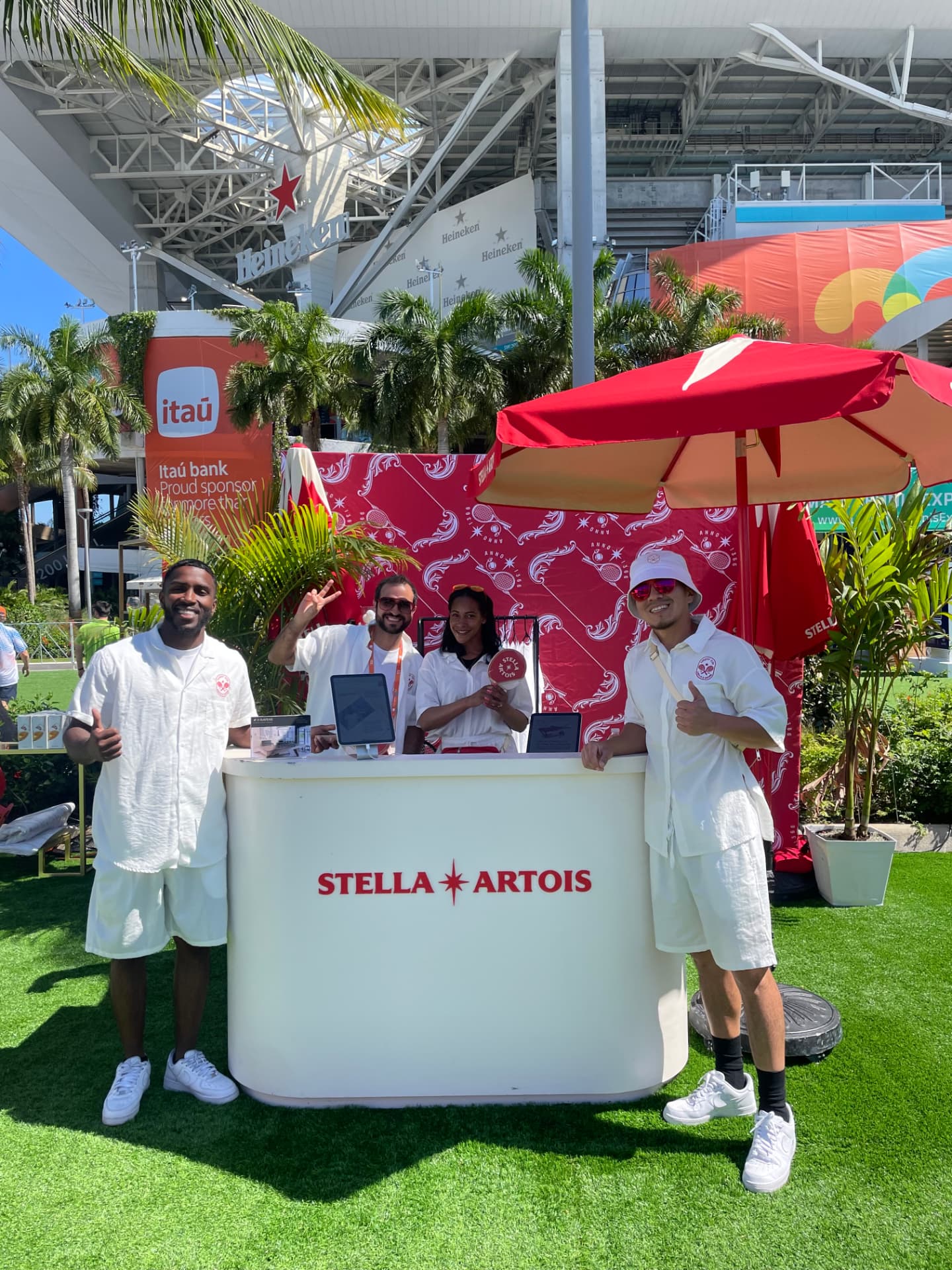 We Staff It team at the Stella Artois at Miami Open event