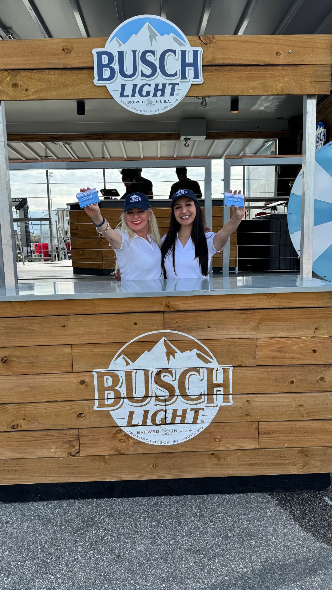 We Staff It team at the Busch Light & NASCAR event