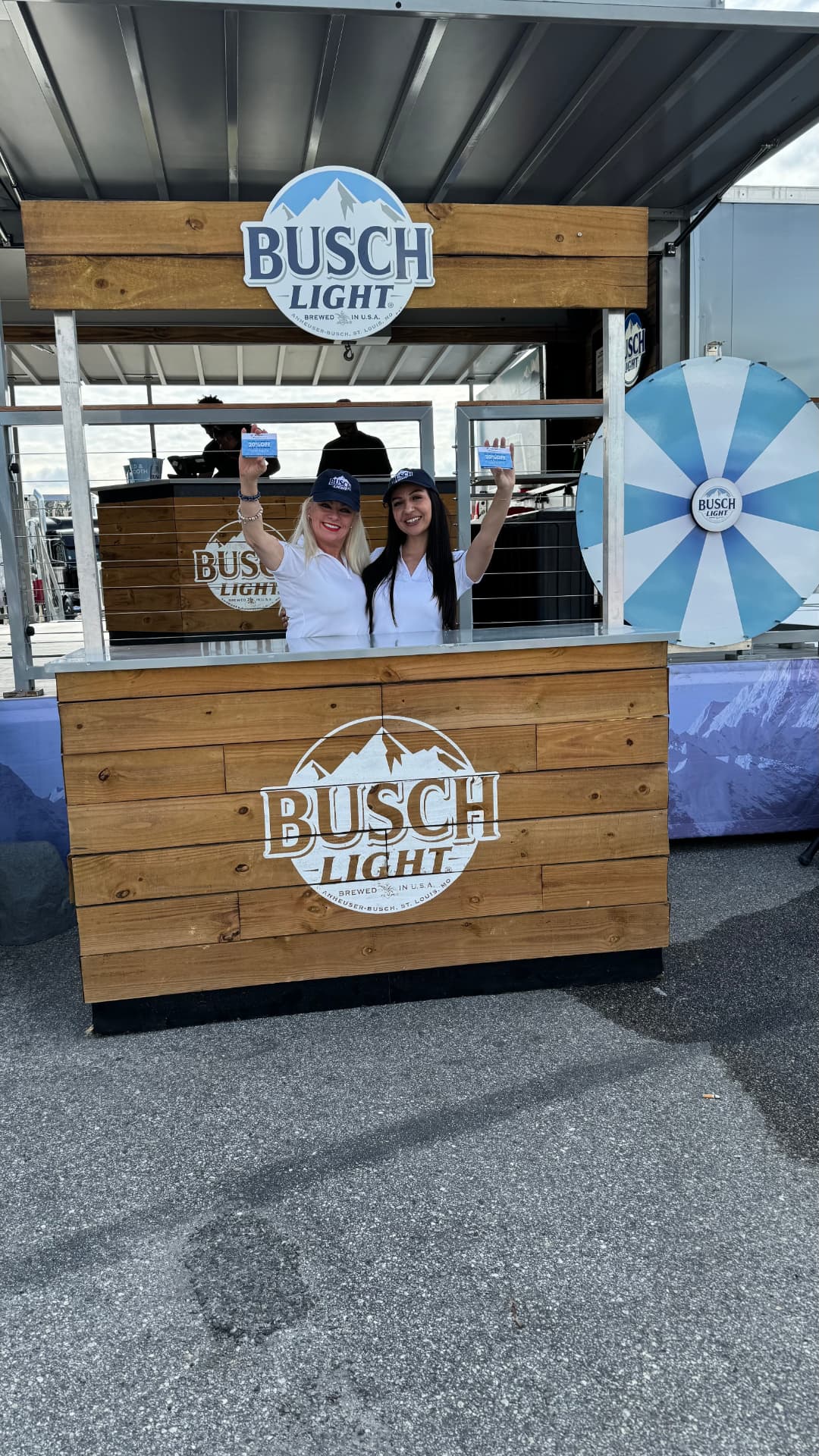 We Staff It team at the Busch Light & NASCAR event