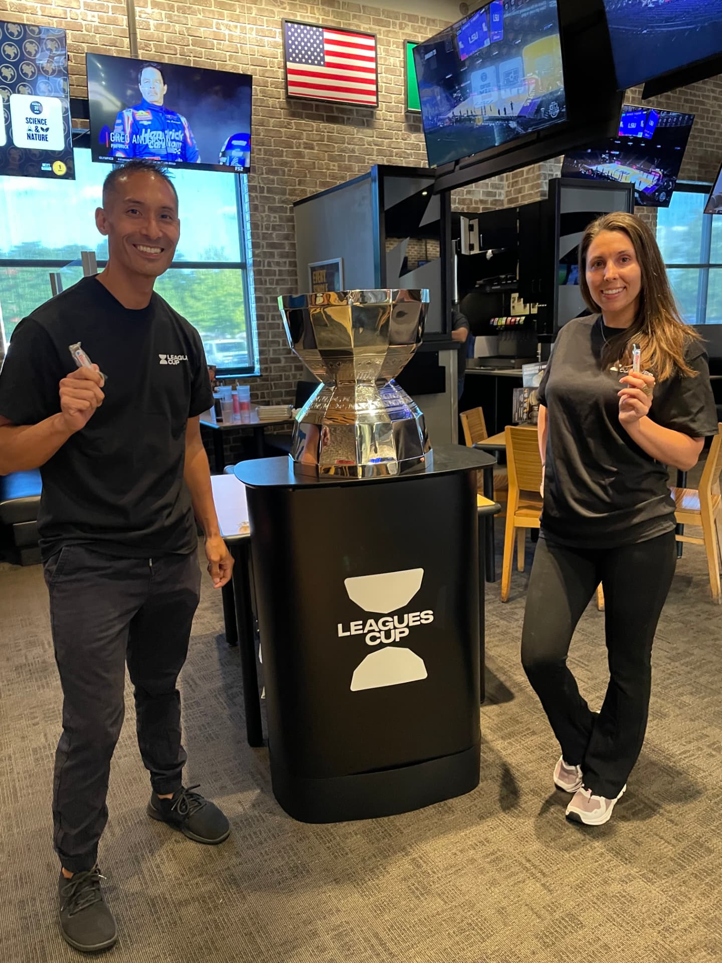 We Staff It team at the Coors Light & Leagues Cup event
