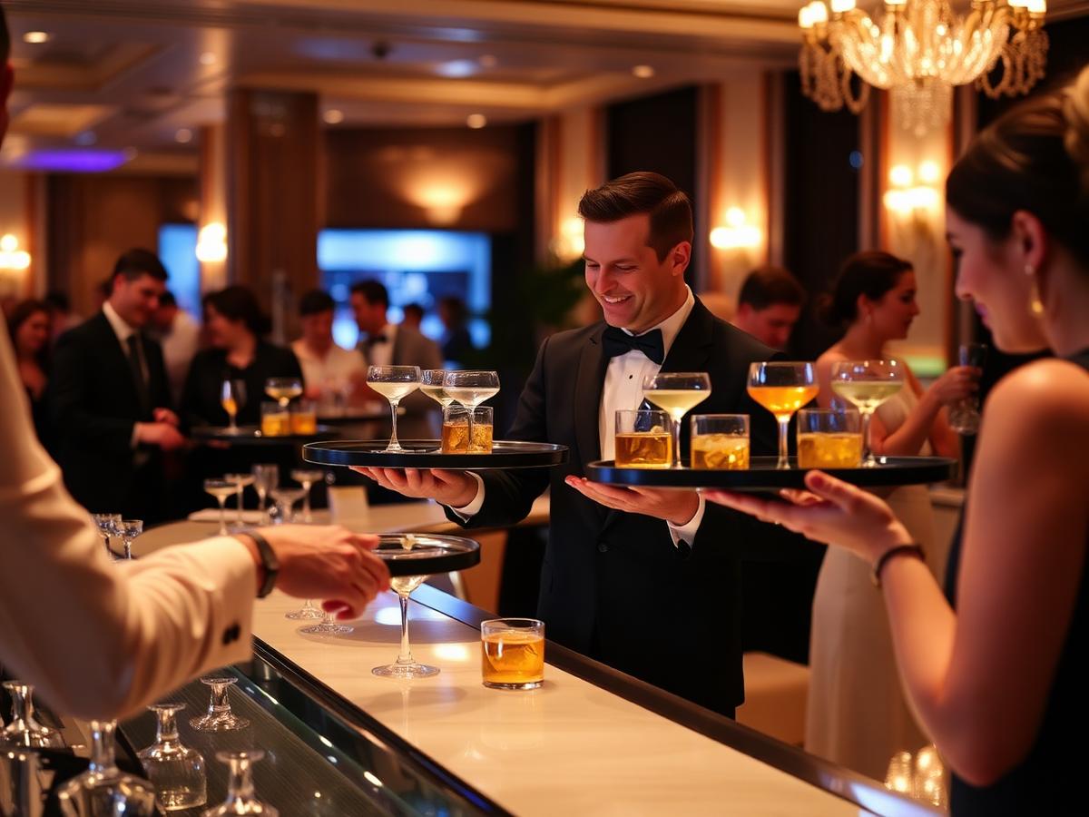 Hospitality Staff working an event